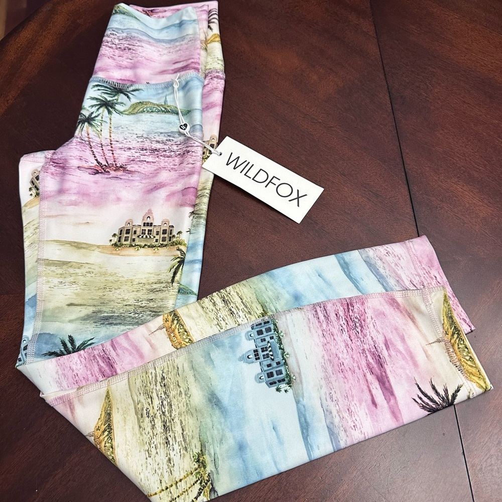 NWT Wildfox Hotel Hollywood Palm Trees XS